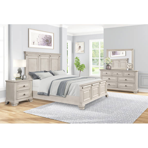 Alcott Hill® Raddison Solid Wood Standard 5 Piece Bedroom Set & Reviews